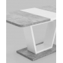 Стол Vector (бетон / белый)